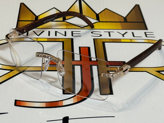 Square Rose Gold Bling